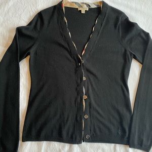 Women’s Burberry Brit Merino Wool cardigan, Black